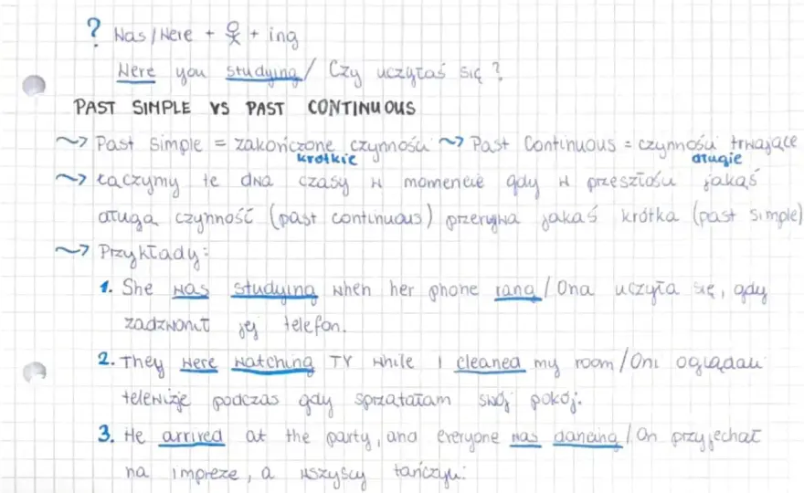 Past Simple vs Past Continuous - jak przestać mylić te czasy?