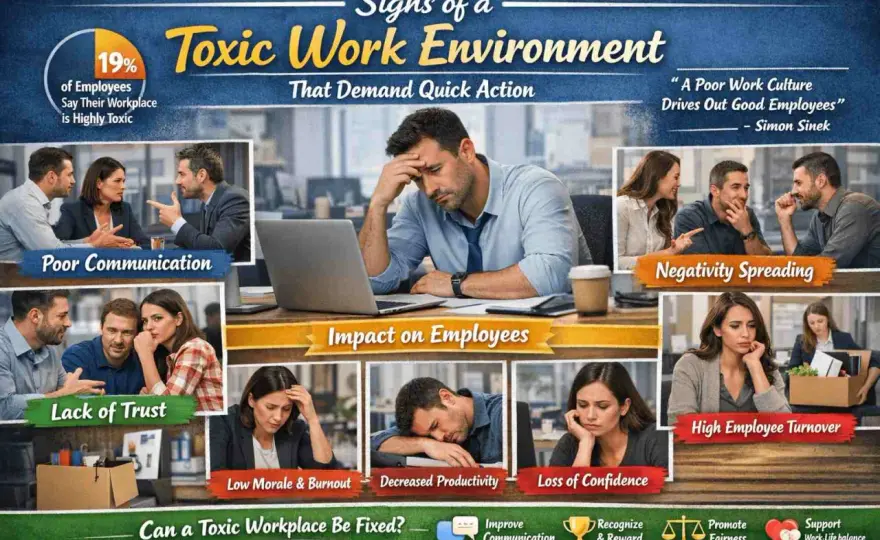 Toxic Work Environment - Signs, Impact, & What to Do