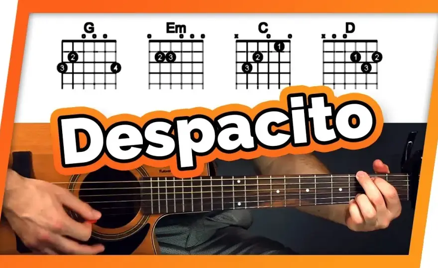 Naucz się zagrać Despacito - proste akordy i styl gry na gitarze krok po kroku