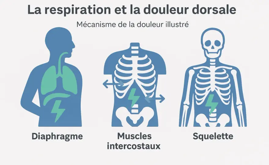 Respiration consciente et douleur - mieux bouger sans forcer