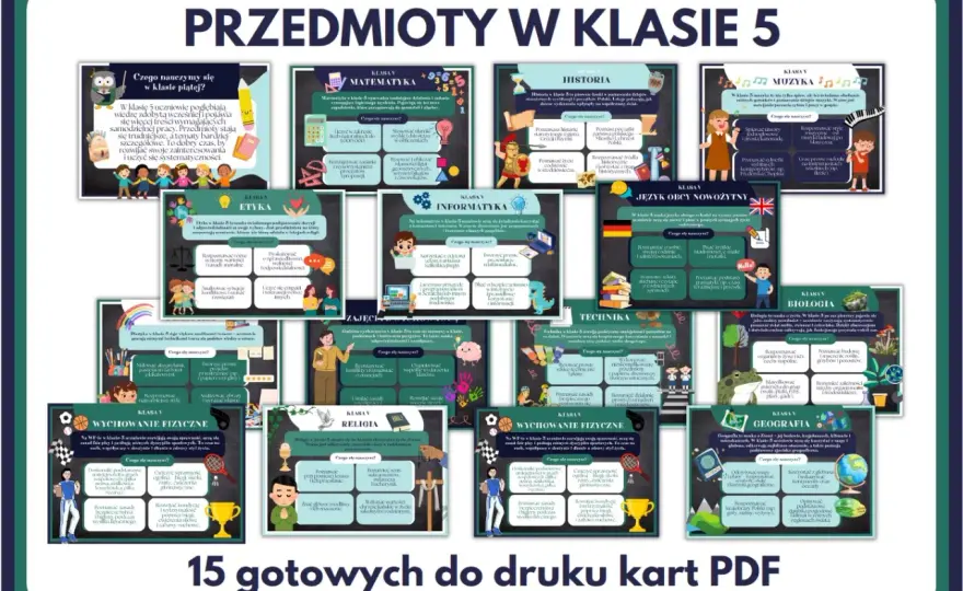 Przedmioty w 5 klasie podstawówki - Co warto wiedzieć?