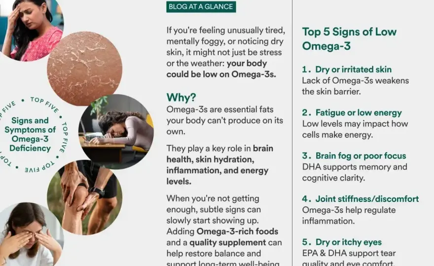 Niedobór omega-3 - jak rozpoznać objawy i uzupełnić dietę