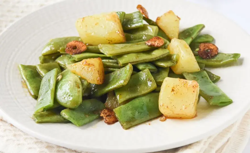 Judías verdes con patatas y el truco para que queden perfectas