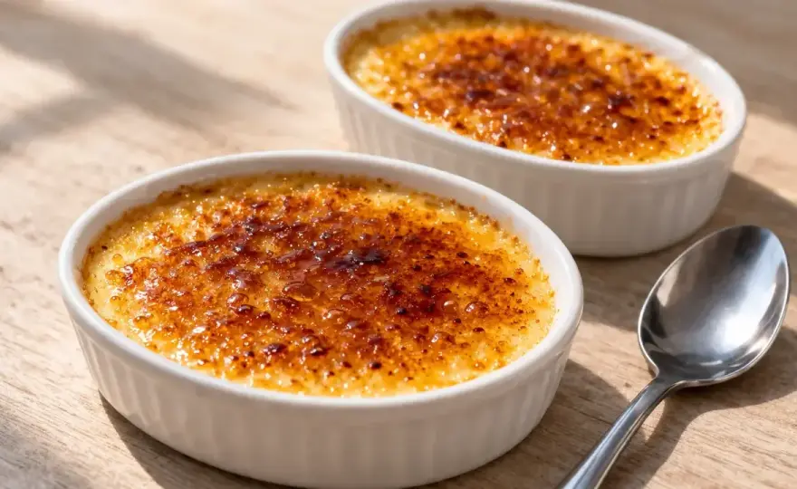 Crème brûlée - la cuisson parfaite pour une texture fondante