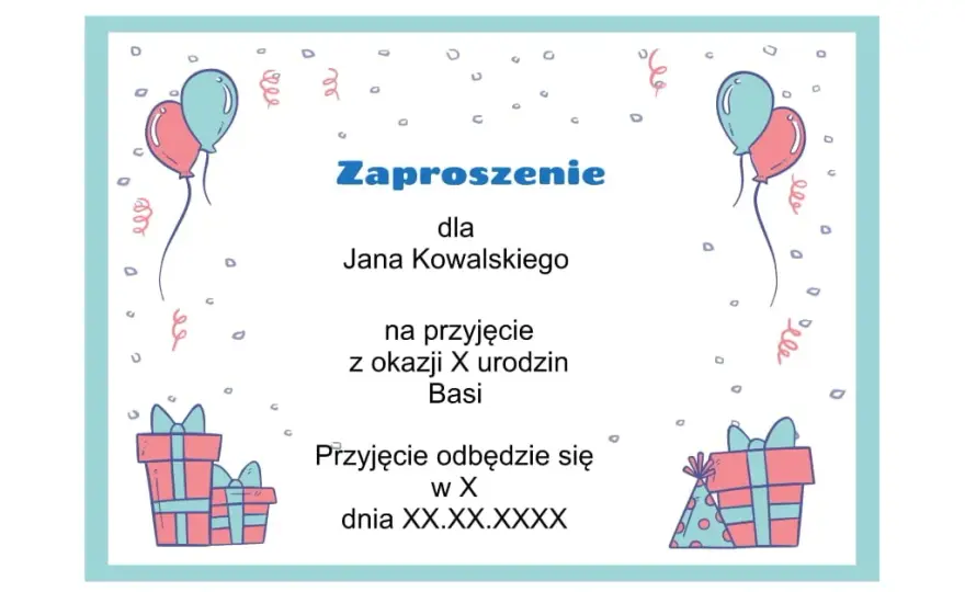 Zachwyć gości! Zaproszenie na urodziny: szablony i pomysły