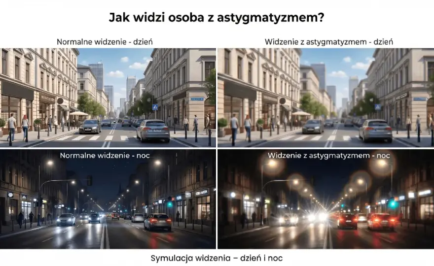 Astygmatyzm - jak widzisz? Objawy, różnice i korekcja