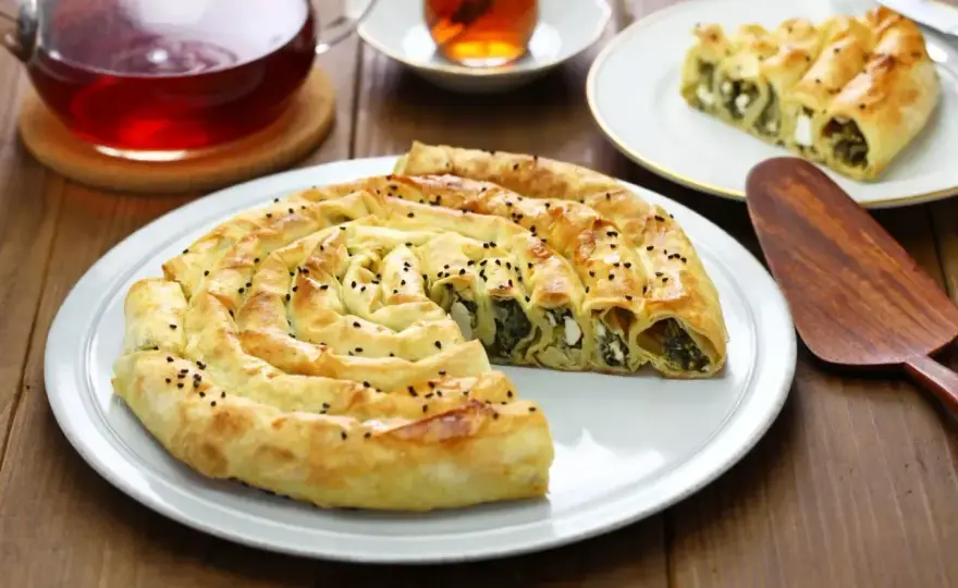 Borek ze szpinakiem - Idealnie chrupiące ciasto filo?