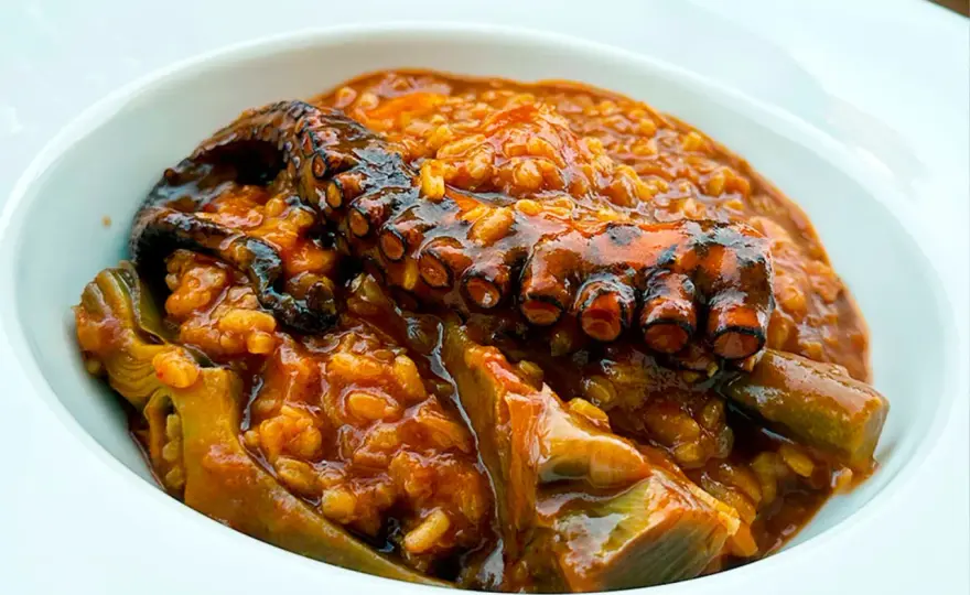 Arroz con pulpo - claves para que quede en su punto