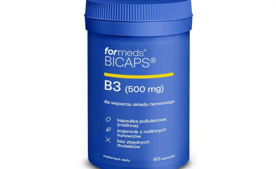 Niacyna (witamina B3) po 60. roku życia - Ile brać i na co uważać?