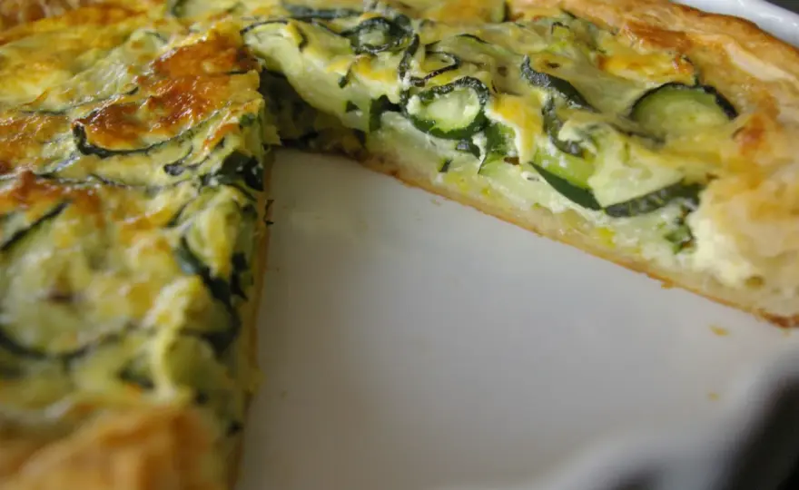 Tarta z cukinią i porem - idealna, bez mokrego spodu!
