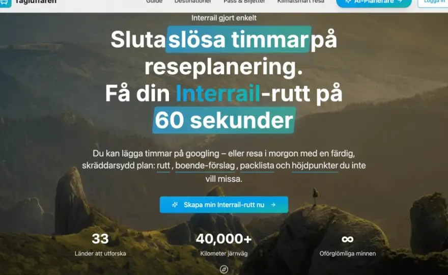 Interrail - Så planerar du din tågluff i Europa smartast