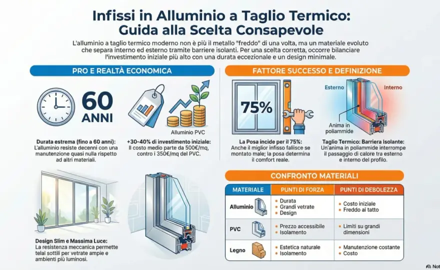 Taglio termico balconi - quando serve e come funziona davvero