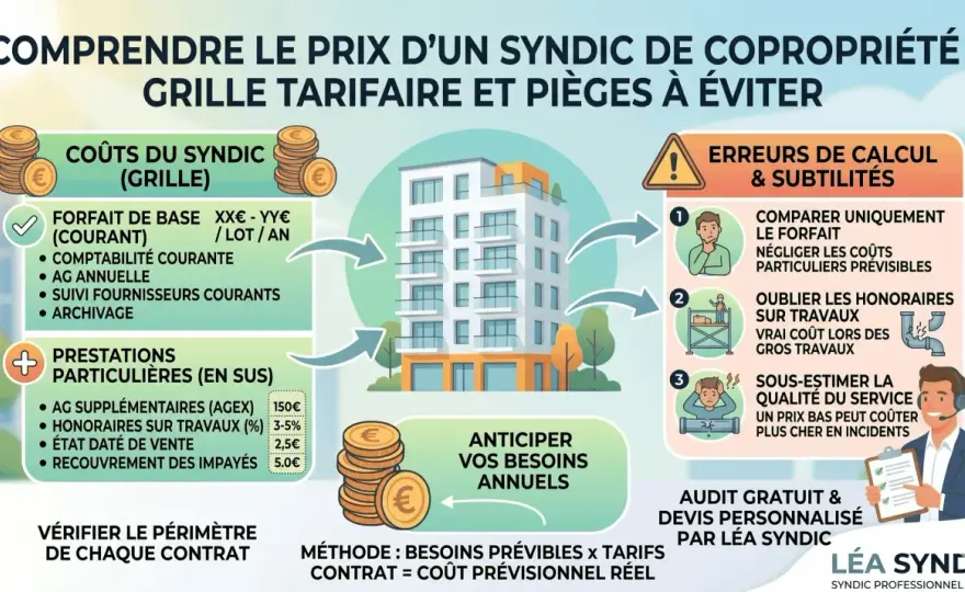Honoraires de syndic sur le HT ou le TTC en copropriété ?