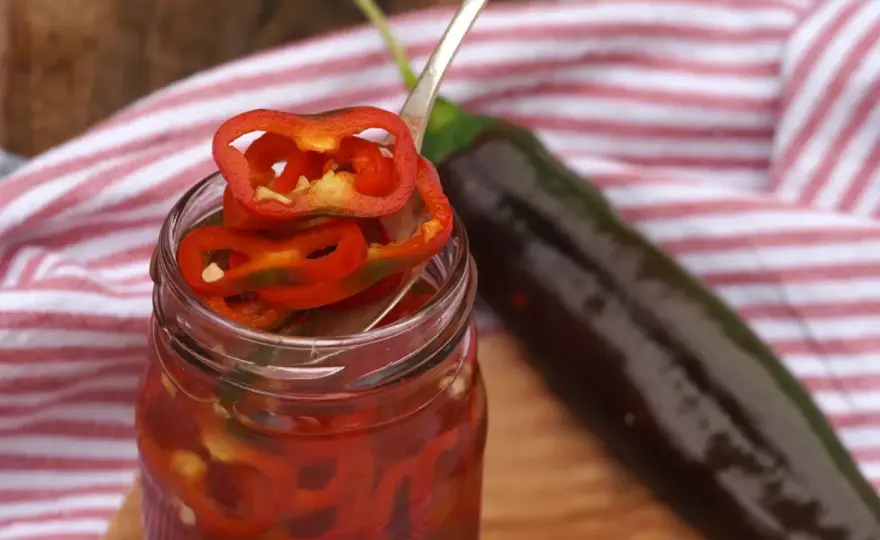 Picklad chili som lyfter sallader, burgare och grillat