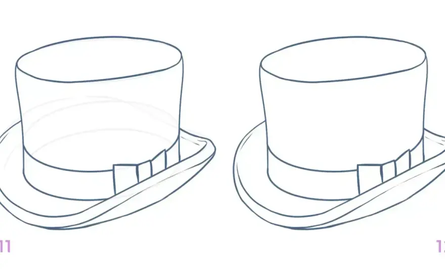 Sombrero para colorear - Guía para un dibujo perfecto