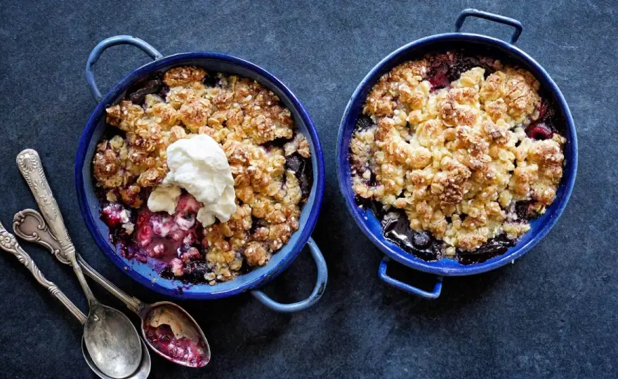 Glutenfri smulpaj som blir spröd och saftig