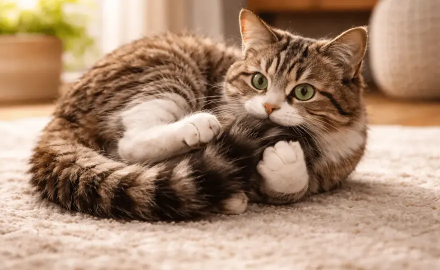 Le chat qui se mord la queue - Vrai sens et usage parfait