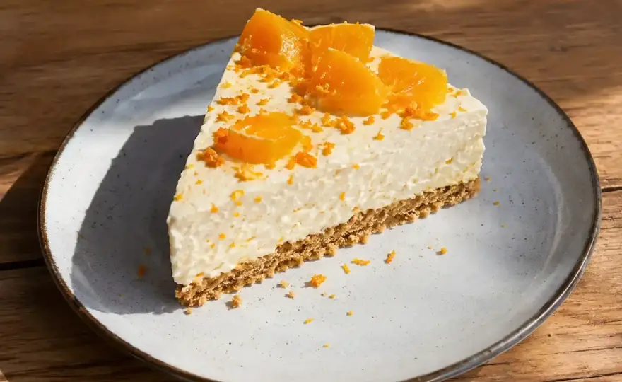 Passionsfrukt cheesecake med rätt balans och fräsch smak