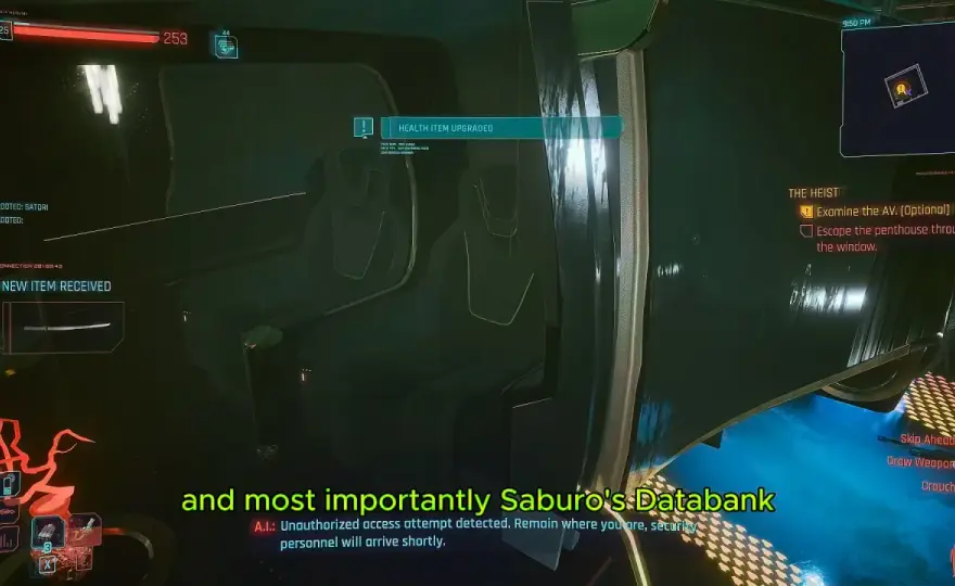 Cyberpunk 2077 The Heist - Jak przejść skok na Konpeki Plaza?