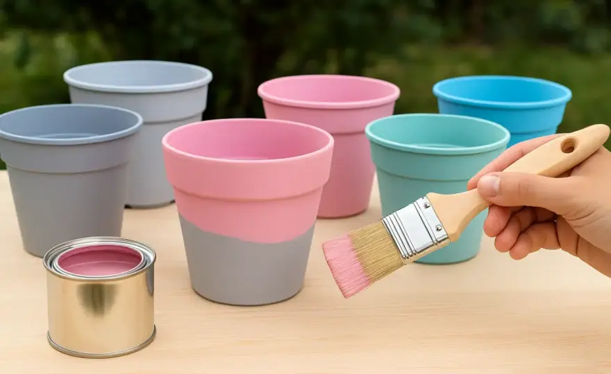 Jak skutecznie pomalować plastikowe doniczki ogrodowe, aby trwały dłużej?
