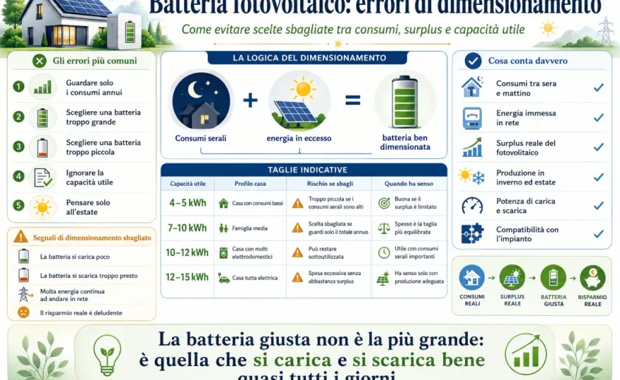 Dimensionamento fotovoltaico - Evita errori, massimizza il risparmio