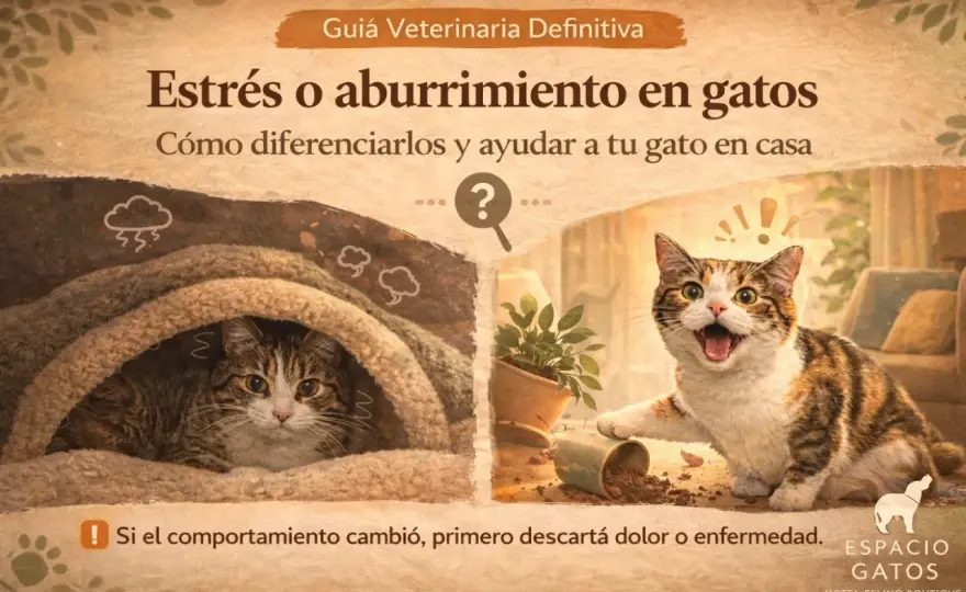 Gato en casa - Prepara tu hogar y evita el estrés