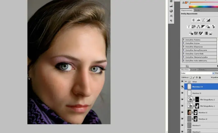Photoshop samouczek po polsku, od warstw do naturalnego retuszu