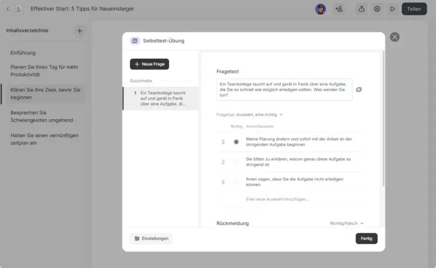 Kostenlose Multiple-Choice-Tests erstellen – So geht's!