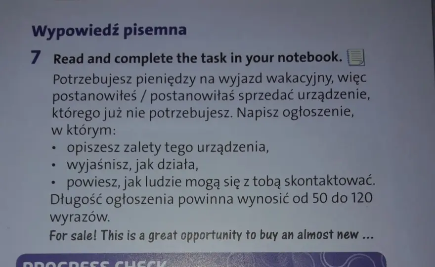 Ogłoszenie po angielsku - jak napisać, by działało?