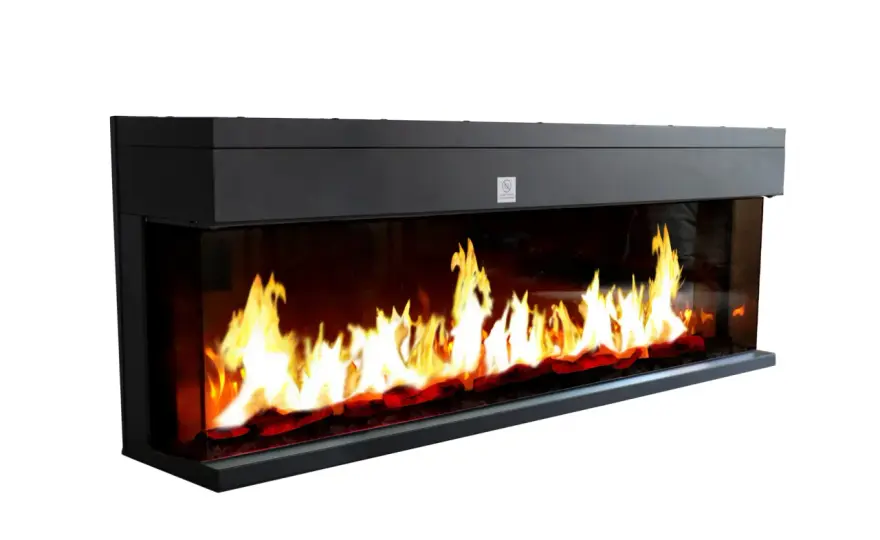 Chimenea 3D decorativa - cómo lograr volumen real
