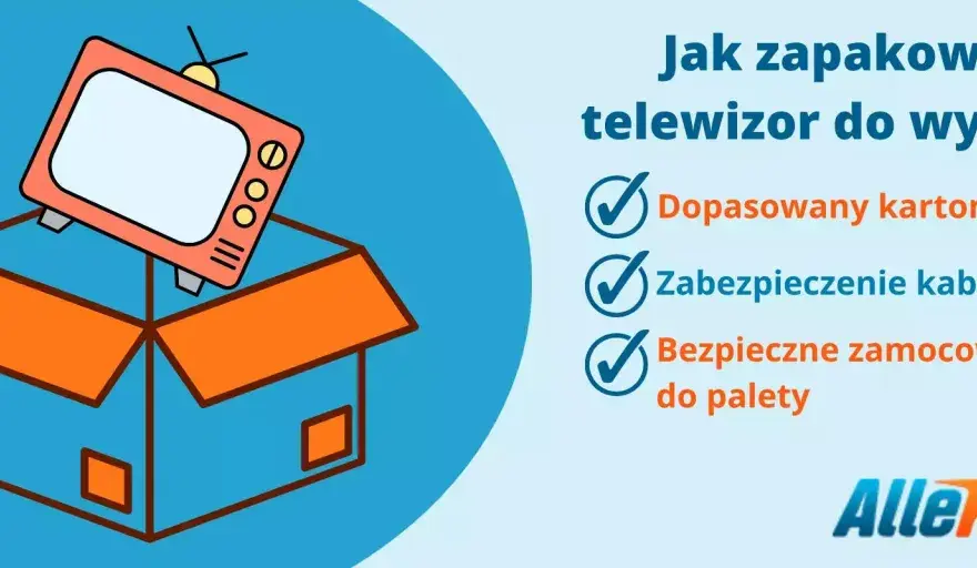 Jak wysłać telewizor kurierem - paczka czy paleta?