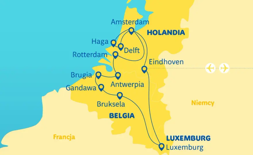 Beneluks - Co to jest i jak podróżować po Belgii, Holandii, Luksemburgu?