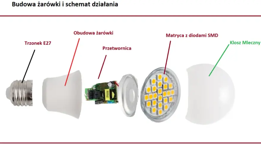 Budowa żarówki - od Edisona po LED. Zrozum, jak działa światło