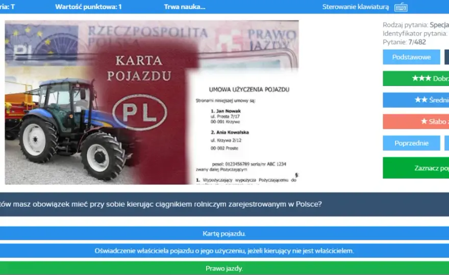 Egzamin na prawo jazdy kat. T: Wszystko, co musisz wiedzieć