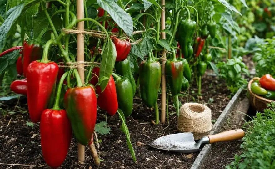 Plant de poivron - les gestes clés pour une belle récolte