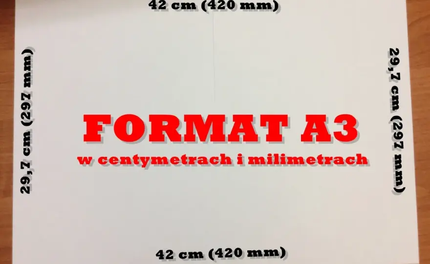 30x40 jaki to format - Sprawdź wymiary i różnice względem A3