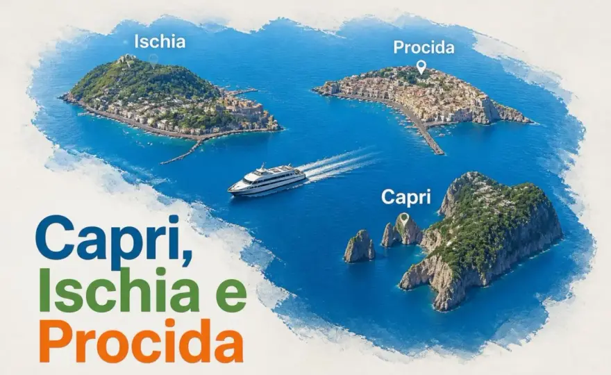 Plages Naples - Capri, Ischia, Procida - Quelle île choisir?