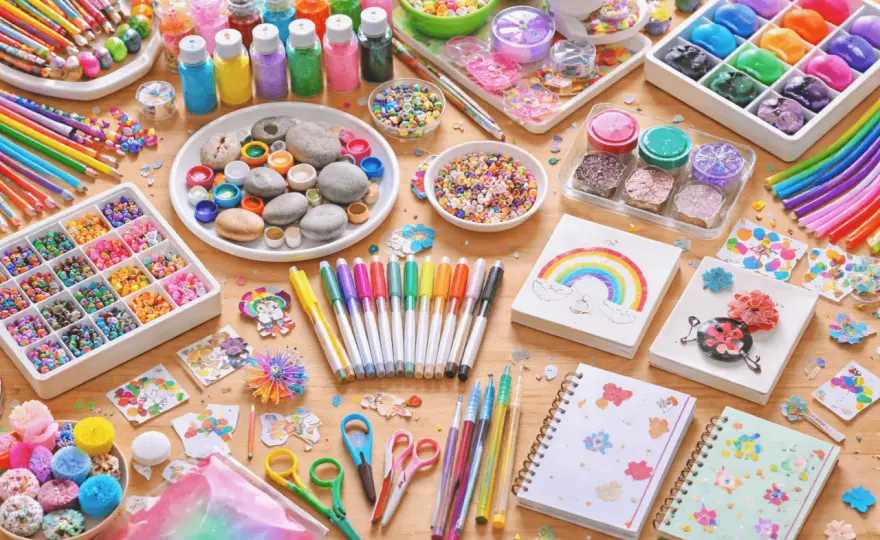 Kindergeburtstag basteln - einfache Ideen ohne Bastelchaos