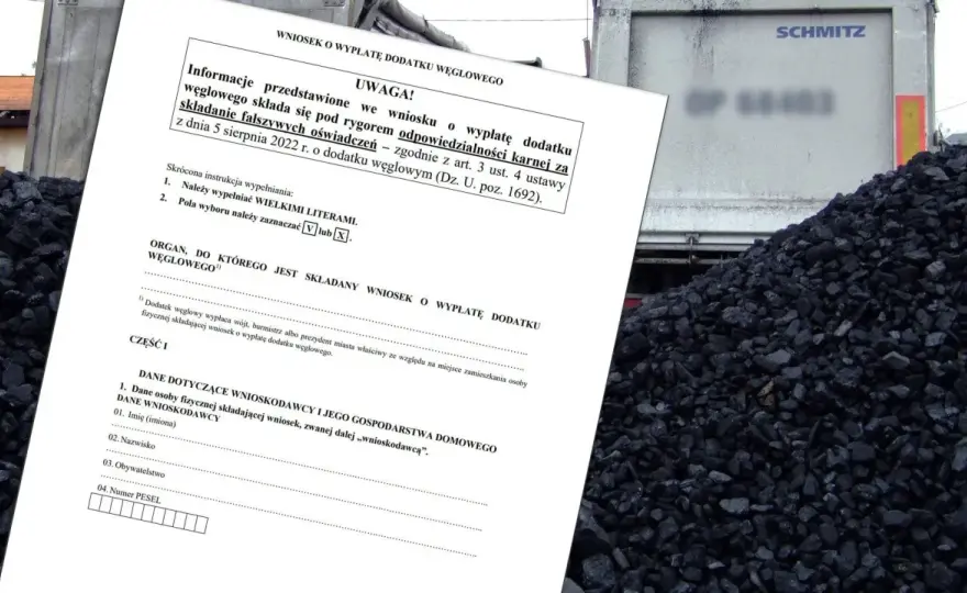 Gdzie złożyć wniosek o dofinansowanie do węgla i uniknąć problemów