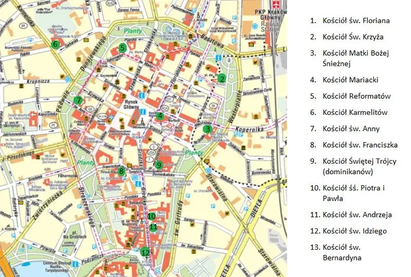 Ile kościołów jest na Starym Mieście w Krakowie? Zaskakujące liczby!