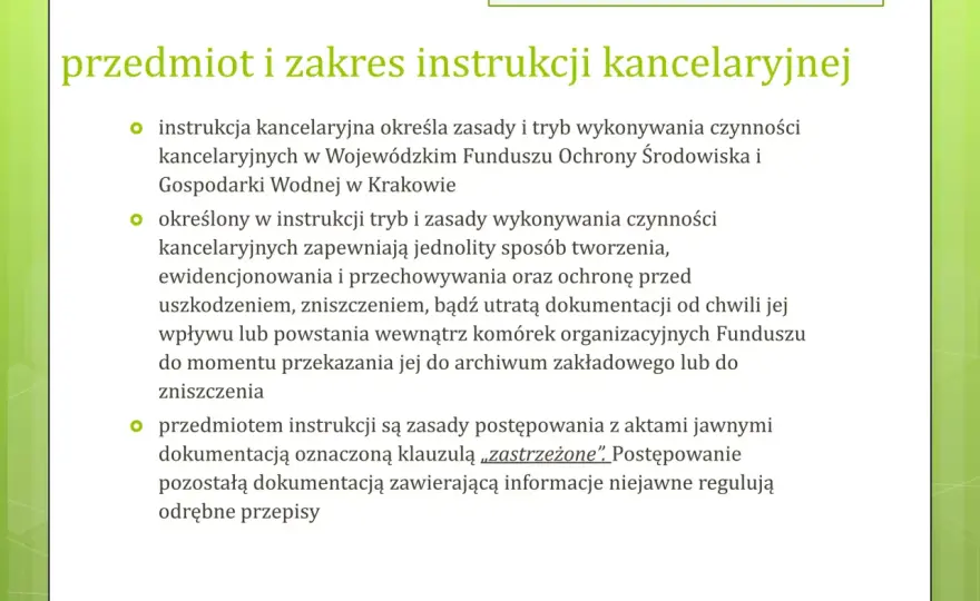Instrukcja kancelaryjna: Co to jest? Kto musi mieć i dlaczego?