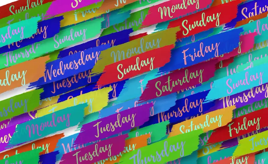 Giorni della Settimana in Inglese - La guida pratica