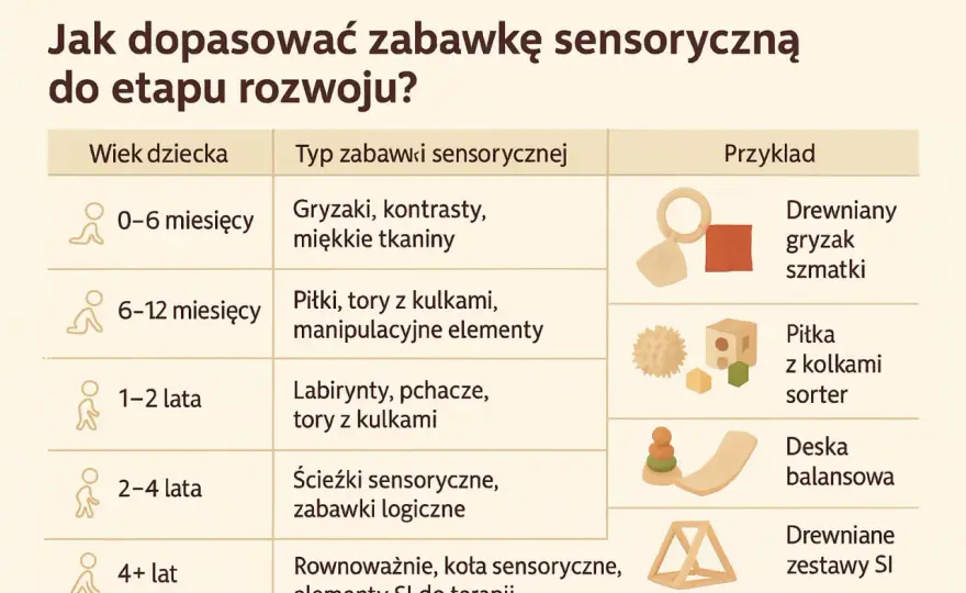 Zabawy sensoryczne w domu - jak dobrać je do wieku dziecka?