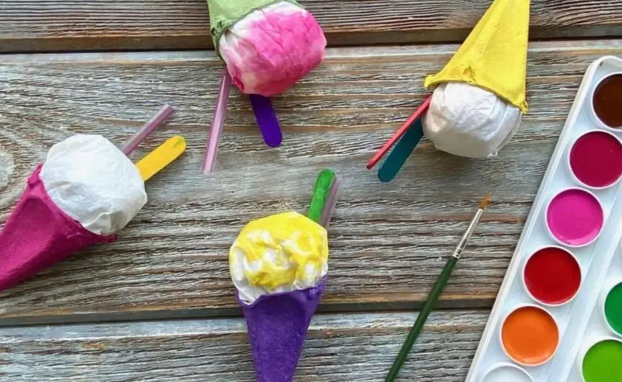 Sommerliche Bastelideen für Kinder - einfach, bunt und sinnvoll