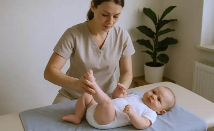 Fizjoterapeuta dla niemowląt - Kiedy działać? Poradnik dla rodziców