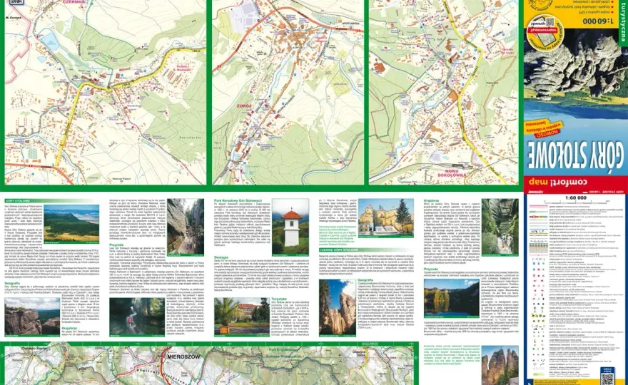 Mapa atrakcji Gór Stołowych - co zobaczyć i jak ułożyć trasę