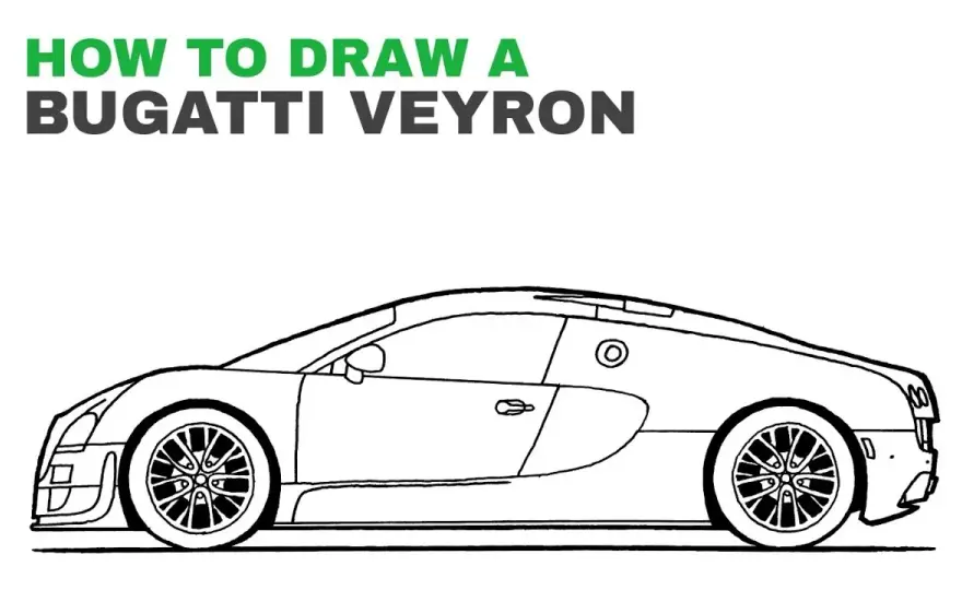 Jak narysować Bugatti Veyron? Realizm w 4 krokach!