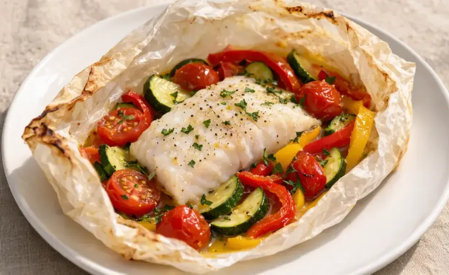 Cabillaud en papillote - Le secret d'un poisson moelleux et savoureux