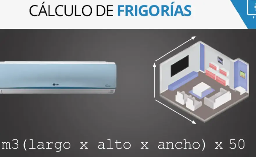 Cómo calcular las frigorías del aire acondicionado sin equivocarse