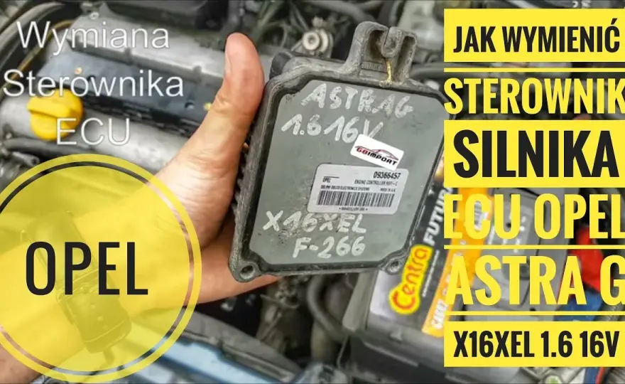 Gdzie znajduje się sterownik silnika Astra G? Odkryj łatwe lokalizacje